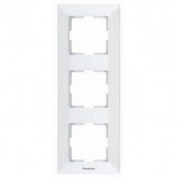 Рамка 3-пост. вертикальная Panasonic Arkedia Slim белая WNTF08132WH-UA1