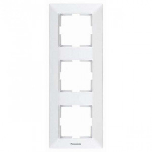 Рамка 3-пост. вертикальна Panasonic Arkedia Slim біла WNTF08132WH-UA1