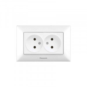 Розетка 2-на Panasonic Arkedia Slim біла WNTC02042WH-UA1