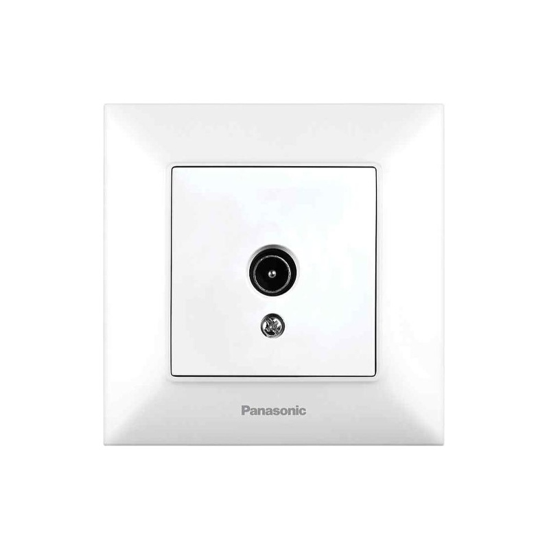 Розетка TV оконечная Panasonic Arkedia Slim белая WNTC04512WH-UA1