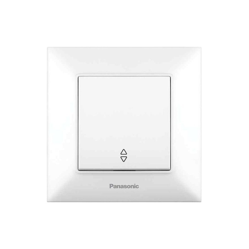Выключатель 1-кл. проходной Panasonic Arkedia Slim белый WNTC00032WH-UA1