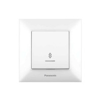 Выключатель 1-кл. проходной с подсветкой Panasonic Arkedia Slim белый WNTC00042WH-UA1