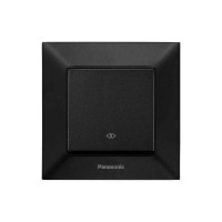 Выключатель 1-кл. реверсивный Panasonic Arkedia Slim чёрный WNTC00052BL-UA1