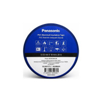 Изолента ПВХ Panasonic 0.125×18мм, 20м, синяя WCMT20BLARJ