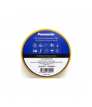 Изолента ПВХ Panasonic 0.125×18мм, 20м, жёлтая WCMT20YLARJ