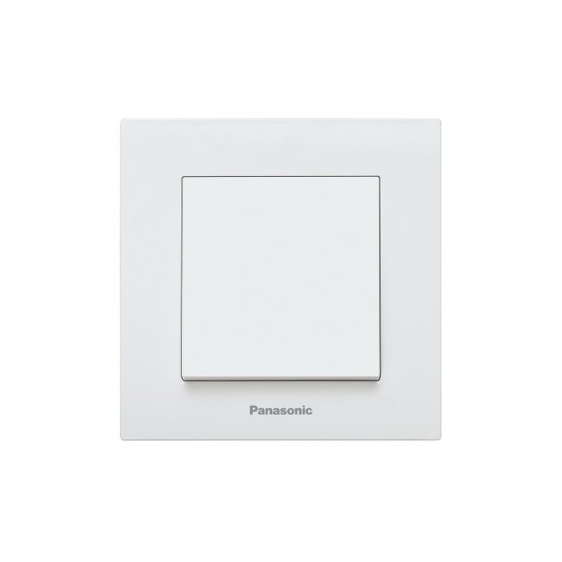 Выключатель 1-клавишный Panasonic Karre Plus 55 белый (WDTC90012WH-UA1)