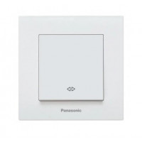 Выключатель 1-клавишный реверсивный Panasonic Karre Plus 55 белый (WDTC90052WH-UA1)