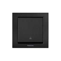 Кнопка звонка Panasonic Karre Plus 55 чёрная (WDTC90192BL-UA1)