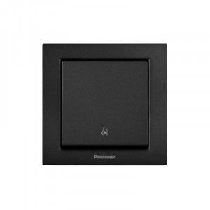 Кнопка звонка Panasonic Karre Plus 55 чёрная (WDTC90192BL-UA1)