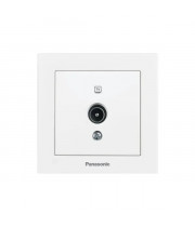 Розетка телевизионная (TV) Panasonic Karre Plus 55 белая (WDTC94512WH-UA1)