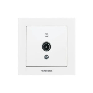 Розетка телевизионная (TV) Panasonic Karre Plus 55 белая (WDTC94512WH-UA1)