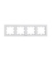 Рамка 4-постовая горизонтальная Panasonic Karre Plus 55 белая (WDTF08042WH-UA1)