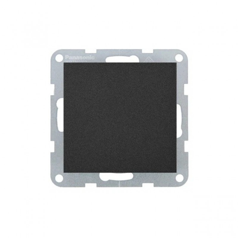 Выключатель 1-клавишный без рамки Panasonic Karre Plus 55 чёрный (WDTT00012BL-UA1)