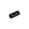 Колодка Panasonic X-tendia 2 гн., з зах. шторками, Чорна WLTB02202BL-UA1