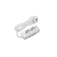 Подовжувач Panasonic X-tendia 2 гн. 3 м, з зах. шторками, Сірий WLTB02232GR-UA1