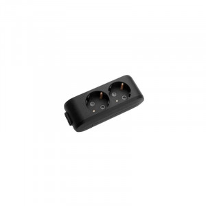 Подовжувач Panasonic X-tendia 2 гн. 5 м, з зах. шторками, Чорний WLTB02252BL-UA1