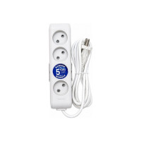 Подовжувач Panasonic X-tendia 4 гн. 2 м, з зах. шторками, Сірий WLTB02422GR-UA1