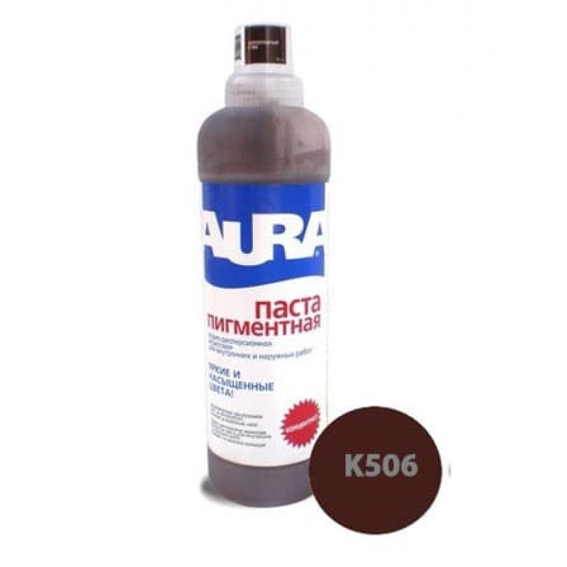 Барвник-фарба акрилова Aura K506 (шоколадный) 0,75 л