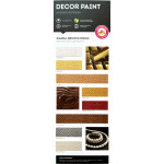 Декоративна фарба Rolax Decor Paint акрилова шоколад № 906 0.25 кг