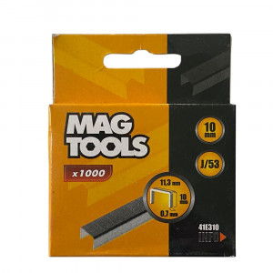 Скоба Magtools для степлера 10 мм, упаковка 1000 шт, ширина 11.3 мм J/53 (030433)