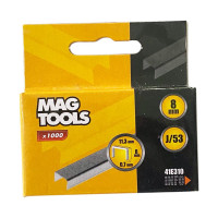 Скоба Magtools для степлера 8 мм, упаковка 1000 шт, ширина 11.3 мм J/53 (030434)