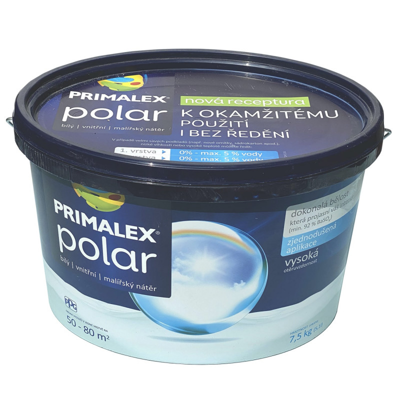Известковая краска Primalex Polar 7.5 кг