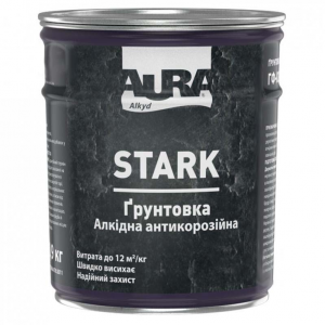 Грунтовка антикоррозионная Aura Stark №11 белый мат 0,9 кг