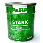 Емаль антикорозійна 3 в 1 Aura Stark білий №12 0.7 кг
