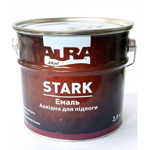 Эмаль для пола Aura Stark ПФ-266 желто-коричневый глянец