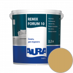 Эмаль акриловая для пола Aura Luxpro Remix Forum 10 RAL 1001 (бежевый) полуматовая 2,2 л (2,7 кг)