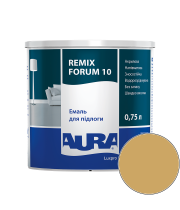 Эмаль акриловая для пола Aura Luxpro Remix Forum 10 RAL 1001 (бежевый) полуматовая