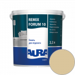 Эмаль акриловая для пола Aura Luxpro Remix Forum 10 RAL 1014 (слоновая кость) полуматовая 2,2 л (2,7 кг)