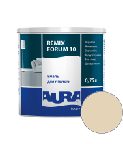 Эмаль акриловая для пола Aura Luxpro Remix Forum 10 RAL 1015 (светлая слоновая кость) полуматовая