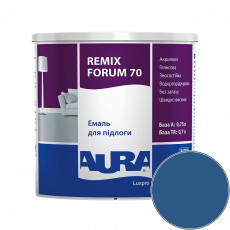 Эмаль акриловая для пола Aura Luxpro Remix Forum 70 RAL 5010 TR (горечавково-синий) глянцевая