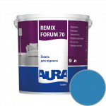 Эмаль акриловая для пола Aura Luxpro Remix Forum 70 RAL 5015 (небесно-голубой) глянцевая 9 л (11,34кг) 