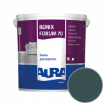 Емаль акрилова для підлоги Aura Luxpro Remix Forum 70 RAL 6004 TR (синьо-зелений) глянцева 9 л (11,34кг) 