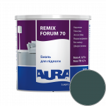 Эмаль акриловая для пола Aura Luxpro Remix Forum 70 RAL 6004 TR (сине-зелёный) глянцевая 0.7 л
