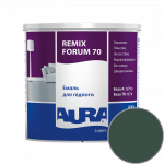 Эмаль акриловая для пола Aura Luxpro Remix Forum 70 RAL 6005 (мохово-зелёный) глянцевая 0.7 л