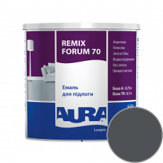 Эмаль акриловая для пола Aura Luxpro Remix Forum 70 RAL 7016 TR (антрацитово-серый) глянцевая