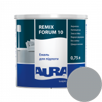 Эмаль акриловая для пола Aura Luxpro Remix Forum 10 RAL 7040 (серый оконный) полуматовая