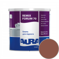 Эмаль акриловая для пола Aura Luxpro Remix Forum 70 RAL 8004 (медно-коричневый) глянцевая