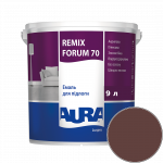 Эмаль акриловая для пола Aura Luxpro Remix Forum 70 RAL 8012 (красно-коричневый) глянцевая 9 л (11,34кг) 