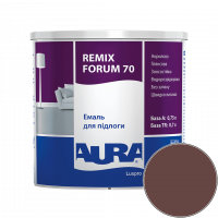 Эмаль акриловая для пола Aura Luxpro Remix Forum 70 RAL 8015 (каштановый коричневый) глянцевая
