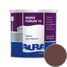 Эмаль акриловая для пола Aura Luxpro Remix Forum 70 RAL 8015 (каштановый коричневый) глянцевая