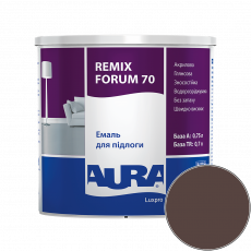 Эмаль акриловая для пола Aura Luxpro Remix Forum 70 RAL 8016 (махагон коричневый) глянцевая