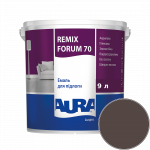 Эмаль акриловая для пола Aura Luxpro Remix Forum 70 RAL 8017 (шоколадно-коричневый) глянцевая 9 л (11,34кг) 