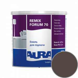 Эмаль акриловая для пола Aura Luxpro Remix Forum 70 RAL 8017 (шоколадно-коричневый) глянцевая
