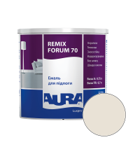Эмаль акриловая для пола Aura Luxpro Remix Forum 70 RAL 9001 (кремово-белый) глянцевая