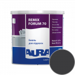 Эмаль акриловая для пола Aura Luxpro Remix Forum 70 RAL 9005 (глубокий чёрный) глянцевая 0.7 л