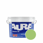 Краска интерьерная Aura Interior TR NCS 1050-G30Y (светло-фисташковый) матовая 2,25 л (2,72 кг)